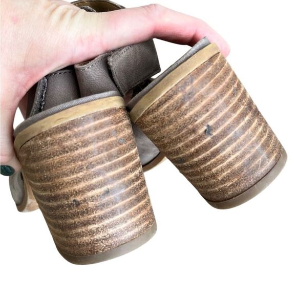 Franco Sarto Helix Taupe Open Toe Block Heels Women’s Size 6.5 - Picture 8 of 12